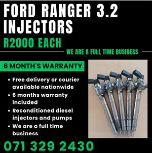 FORD RANGER 3.2 INJECTORS FOR SALE WITH WARRANTY 