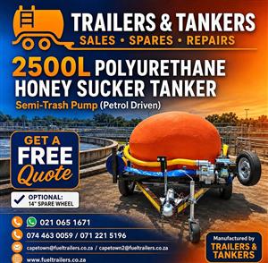 Black Water Bowser/ Honey Sucker 2500 liter