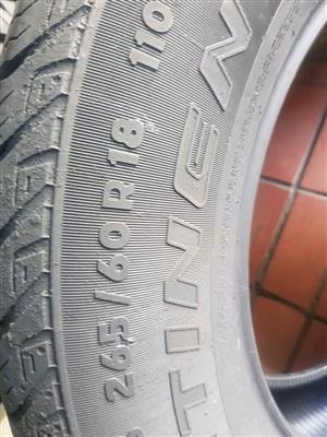 265 60 R18 Continental CrossContact Tyres