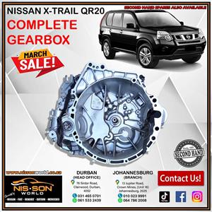 NISSAN X-TRAIL QR20 COMPLETE GEARBOX