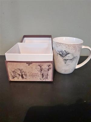 Kruger National Park "Magnificent Seven" Elephant Mug with Gift Box