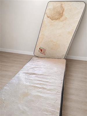 TWO SINGLE MATTRESSES FOR SALE – PRICED SEPARATELY