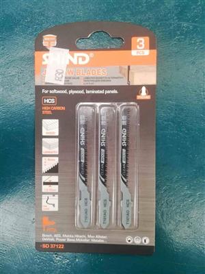 SHIND T101AO HCS JIG SAW BLADES 3PCS