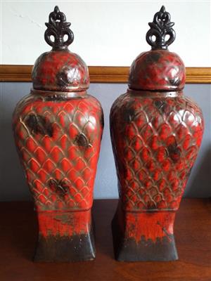 Tall Ceramic Vessels