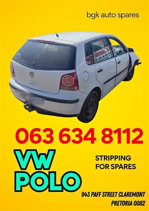 Vw polo stripping for spares 