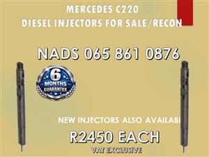 BRAND NEW AND RECONDITIONED DIESEL INJECTORS AVALIBLE FOR MERCEDES C220