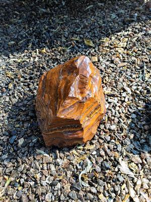 Tiger eye rock chunk