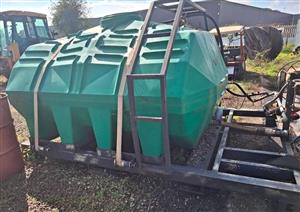5000L Jojo Tank with solid steel frame, pipes for sale in Krugersdorp