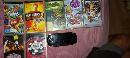 Sony psp 1000 +12 games