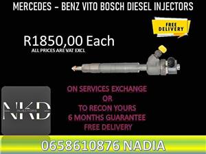 Mercedes Vito diesel injectors for sale