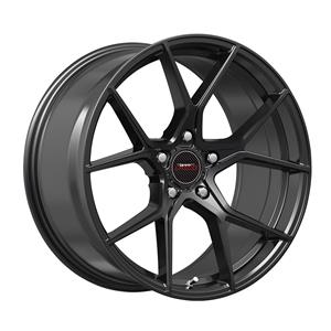 18″ A-Line Master 5×112 Black Machine Face Alloy Wheels