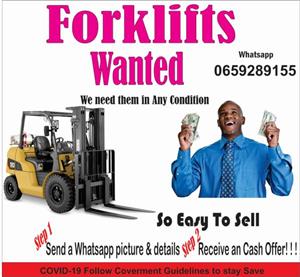 Forklifts Wanted 
