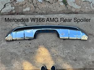 Mercedes W166 AMG Rear Bumper Spoiler