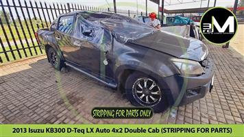 2013 ISUZU KB300 D-TEQ LX AUTO 4x2 DOUBLE CAB (STRIPPING FOR PARTS)