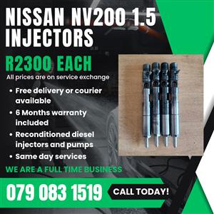 NISSAN NV200 1.5 INJECTORS FOR SALE WITH WARRANTY 