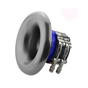 Velocity Turbo Inlet Horn Kit - 4″ Silver