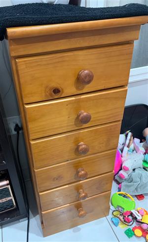 Chest of drawers solid wood