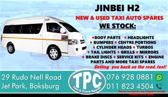 Jinbei H2 New and Used Taxi Spares