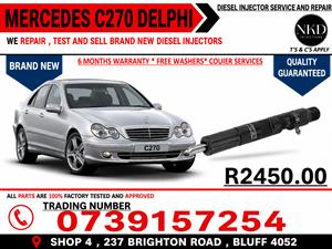 C270 DELPHI INJECTORS AVAILABLE RECON-TESTING -BRAND NEW 