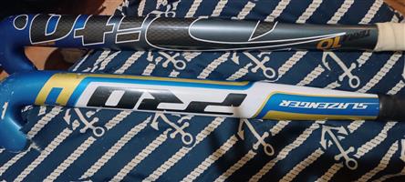 Hookey sticks and bag