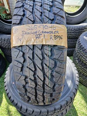 4x Dunlop Grantrek AT1 ..NEW 16