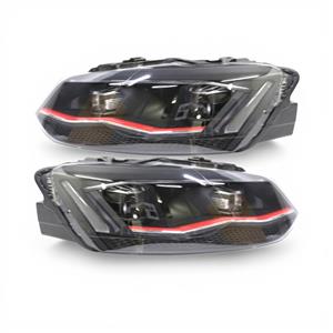 Replacement Headlight for VW Polo Gti 6 - R-Line Design with Sequential Indicators (pair)