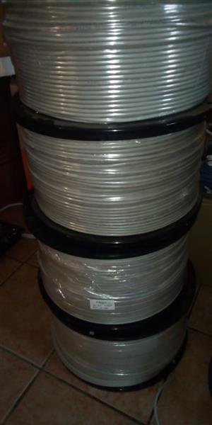 Cat 5e FTP, Cat 5e STP network cable for sale at R5/m. Solid copper CBI cable 