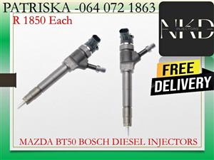 MAZDA BT50 BOSCH DIESEL INJECTORS FOR SALE OR TO RECON