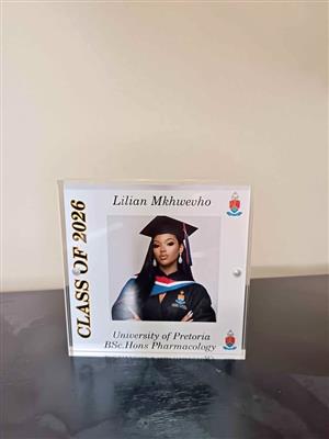 Graduation Picture Frame 3D Acrylic Glass