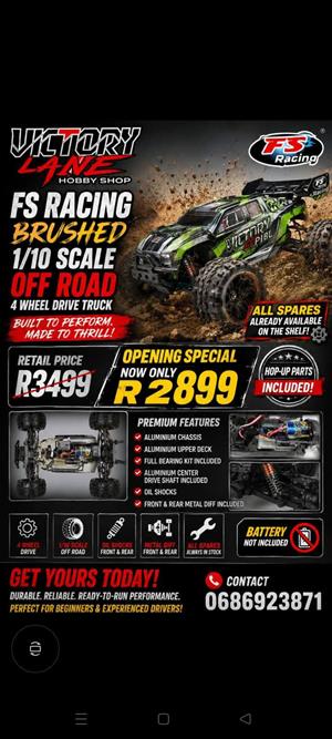 RC Trucks Brushed, Brushless and Nitro