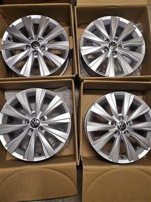 16" VW Polo TSi/Vivo original brand new mags set , will fit on Audi A1., (5x100pcd)