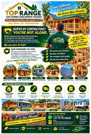 Toprange log and nutec homes 