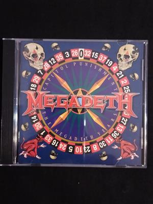 MEGADETH    CAPITOL PUNISHMENT CD/ ANTHOLOGY CD'S