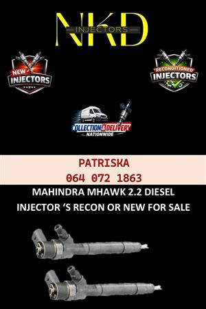 Fully Tested - Diesel injectors for sale - MAHINDRA MHAWK 2,2 