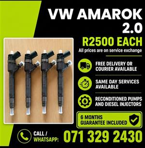 VW AMAROK 2.0 INJECTORS FOR SALE WITH WARRANTY 