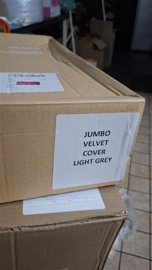 Brand New Vetsak - Jumbo Velvet Cover Light Grey