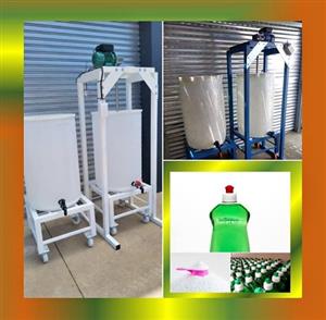  liter detergent mixing machine with removable base & tank
