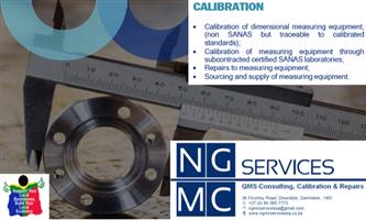 Calibration of dimensional measuring equipment & repair of measuring equipment