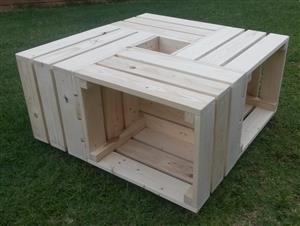 Crate Styled Coffee Table