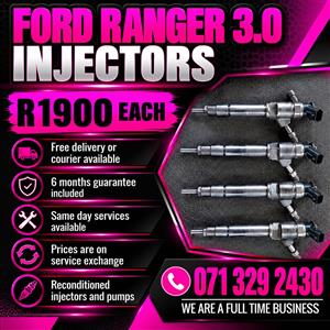 FORD RANGER 3.0 INJECTORS FOR SALE WITH WARRANTY INCLUDED 