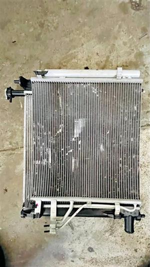 Hyundai i10 grand  radiator and condenser