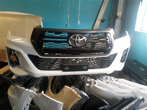 Toyota Hilux Gd6 Headlights LED Bumper Door's Bonnet Fender's For Sale WhatsApp 