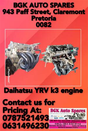 Daihatsu yrv K3 engine 
