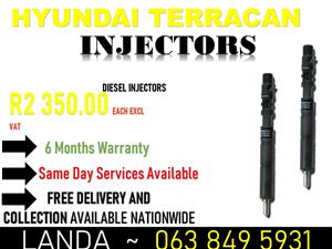 HYUNDAI TERRACAN 2.9 INJECTORS 