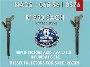 EXCELLENT HYUNDA GETZ DIESEL INJECTORS FOR SALE