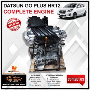 DATSUN GO HR12 COMPLETE ENGINE