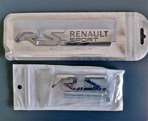 Renault  badges emblems decals stickers