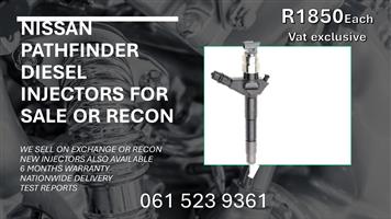 NISSAN PATHFINDER DIESEL INJECTORS FOR SALE WITH TEST REPORTS 