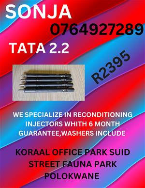 TATA 2.2 WE RECON AND SALE DIESEL INJECTORS ON EXCHANGE 