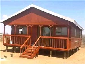Construction and installation of pre-fabricated wood structures